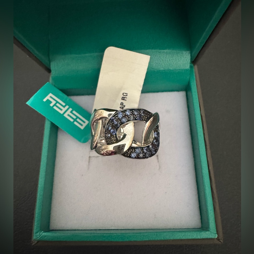 NIB EFFY Sapphire & Sterling Silver Ring - Picture 10 of 10